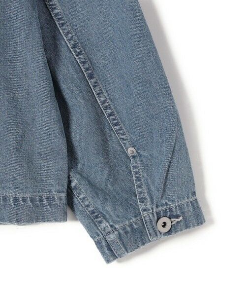 SHIPS / シップス Gジャン・デニムジャケット | 【WEB限定】〈洗濯機可能〉ノーカラー デニム カバー オール | 詳細14