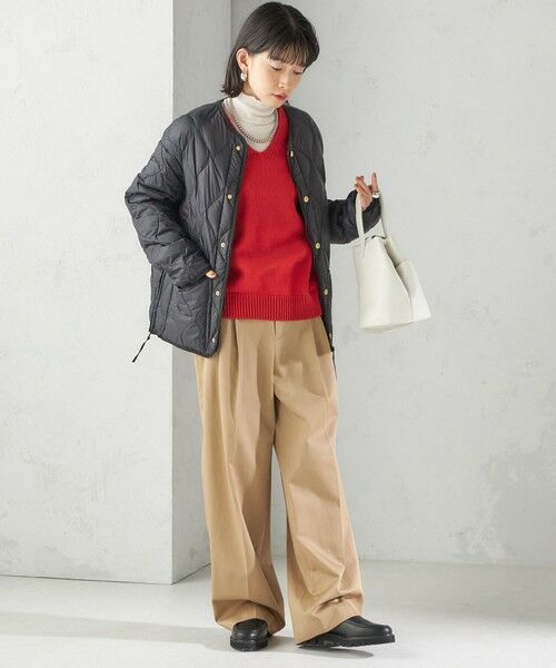 SHIPS / シップス ダウンジャケット・ベスト | 《一部追加予約》【SHIPS別注】TAION:〈手洗い可能〉リブ マルチ WAY ダウン ジャケット | 詳細10