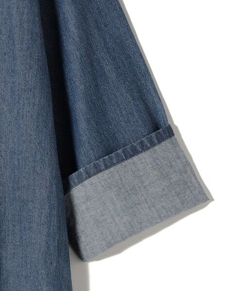 SHIPS / シップス ロング・マキシ丈ワンピース | 【WEB限定】〈洗濯機可能〉スキッパー デニム ワンピース | 詳細11