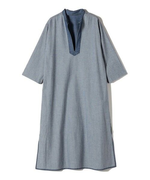 SHIPS / シップス ロング・マキシ丈ワンピース | 【WEB限定】〈洗濯機可能〉スキッパー デニム ワンピース | 詳細13