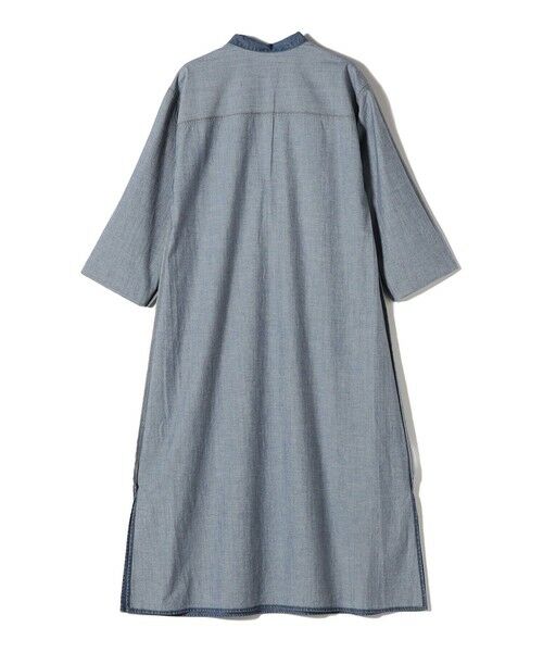 SHIPS / シップス ロング・マキシ丈ワンピース | 【WEB限定】〈洗濯機可能〉スキッパー デニム ワンピース | 詳細14