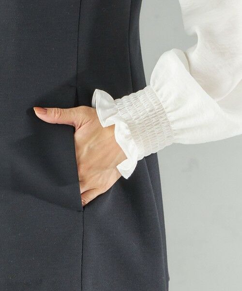 SHIPS / シップス ベスト | 〈洗濯機可能 / セレモニー対応可〉ポリエステル レーヨン ダンボール ジレ | 詳細19