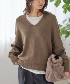 SHIPS / シップス ニット・セーター | 〈手洗い可能〉バルキーヤーン プルオーバー