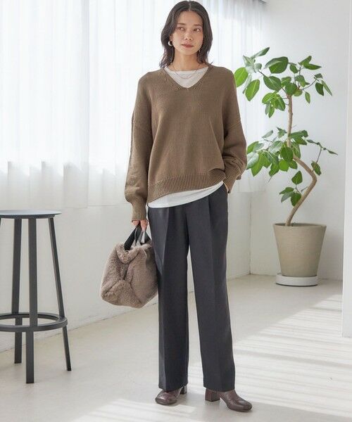 SHIPS / シップス ニット・セーター | 〈手洗い可能〉バルキーヤーン プルオーバー | 詳細1