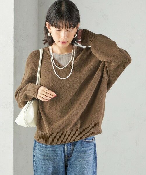 SHIPS / シップス ニット・セーター | 〈手洗い可能〉バルキーヤーン プルオーバー | 詳細12