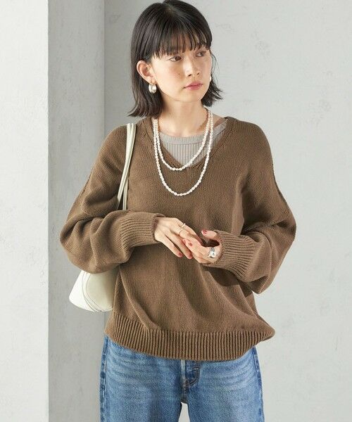 SHIPS / シップス ニット・セーター | 〈手洗い可能〉バルキーヤーン プルオーバー | 詳細14