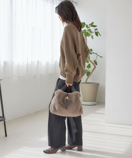 SHIPS / シップス ニット・セーター | 〈手洗い可能〉バルキーヤーン プルオーバー | 詳細2