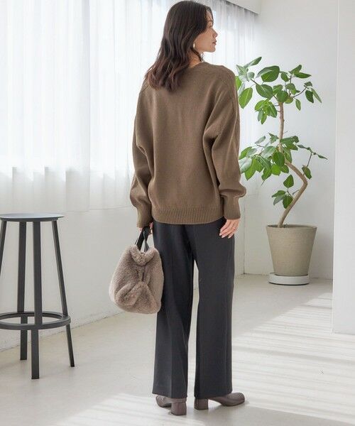 SHIPS / シップス ニット・セーター | 〈手洗い可能〉バルキーヤーン プルオーバー | 詳細3