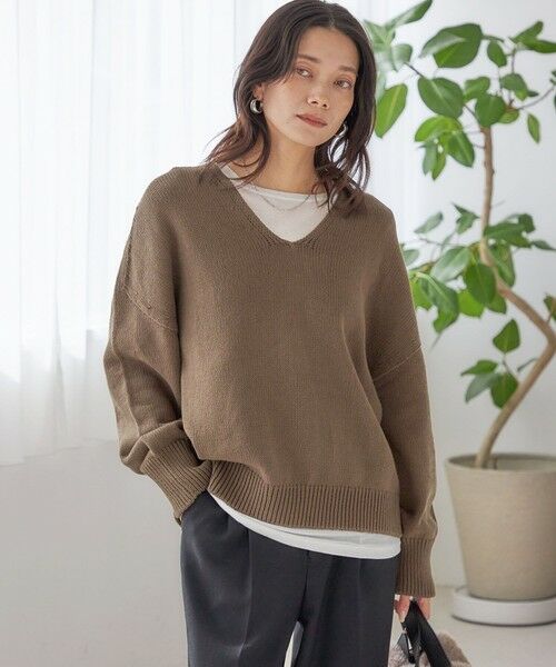 SHIPS / シップス ニット・セーター | 〈手洗い可能〉バルキーヤーン プルオーバー | 詳細4