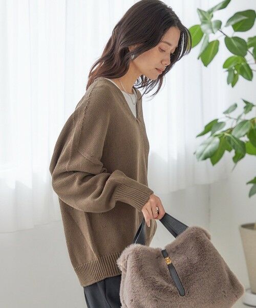 SHIPS / シップス ニット・セーター | 〈手洗い可能〉バルキーヤーン プルオーバー | 詳細6