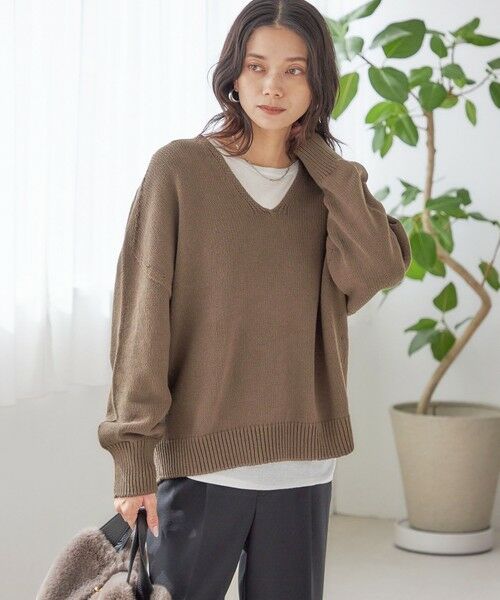 SHIPS / シップス ニット・セーター | 〈手洗い可能〉バルキーヤーン プルオーバー | 詳細7