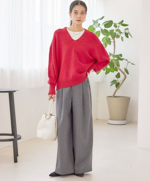 SHIPS / シップス ニット・セーター | 〈手洗い可能〉バルキーヤーン プルオーバー | 詳細20