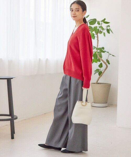 SHIPS / シップス ニット・セーター | 〈手洗い可能〉バルキーヤーン プルオーバー | 詳細21