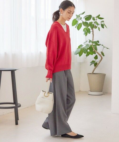 SHIPS / シップス ニット・セーター | 〈手洗い可能〉バルキーヤーン プルオーバー | 詳細22