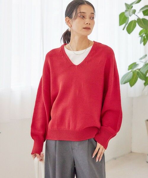 SHIPS / シップス ニット・セーター | 〈手洗い可能〉バルキーヤーン プルオーバー | 詳細25