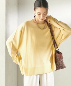 SHIPS / シップス ニット・セーター | 〈手洗い可能〉14G ウォッシャブル クルーネック ニット プルオーバー