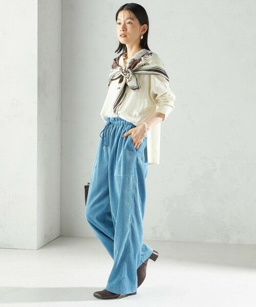 SHIPS / シップス ニット・セーター | 〈手洗い可能〉14G ウォッシャブル クルーネック ニット プルオーバー | 詳細10