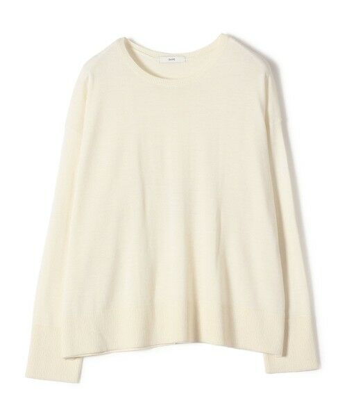 SHIPS / シップス ニット・セーター | 〈手洗い可能〉14G ウォッシャブル クルーネック ニット プルオーバー | 詳細13