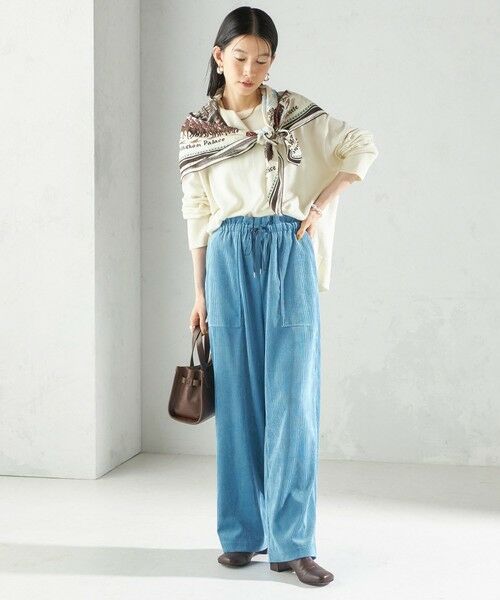 SHIPS / シップス ニット・セーター | 〈手洗い可能〉14G ウォッシャブル クルーネック ニット プルオーバー | 詳細9