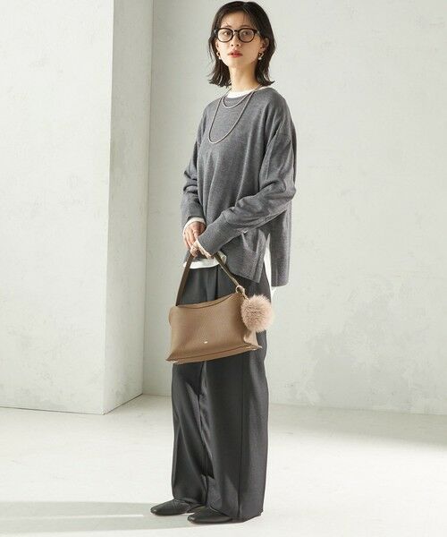 SHIPS / シップス ニット・セーター | 〈手洗い可能〉14G ウォッシャブル クルーネック ニット プルオーバー | 詳細16