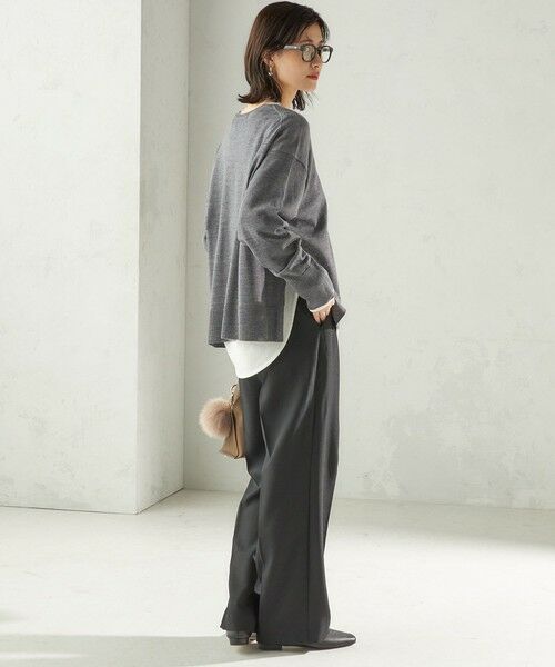 SHIPS / シップス ニット・セーター | 〈手洗い可能〉14G ウォッシャブル クルーネック ニット プルオーバー | 詳細18