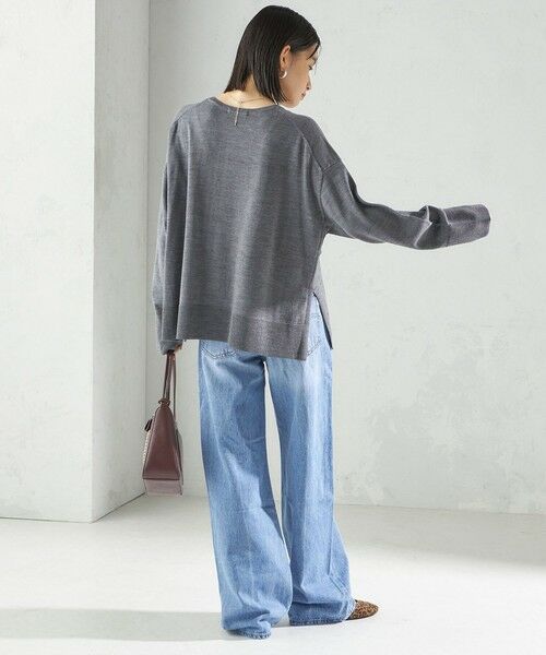 SHIPS / シップス ニット・セーター | 〈手洗い可能〉14G ウォッシャブル クルーネック ニット プルオーバー | 詳細26