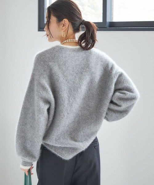 SHIPS / シップス ニット・セーター | 杢 フォックス カシミヤ クルーネック ニット プルオーバー | 詳細5