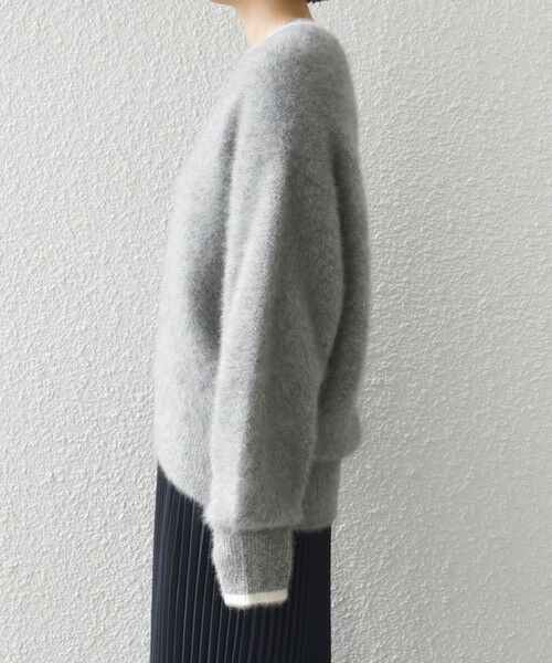 SHIPS / シップス ニット・セーター | 杢 フォックス カシミヤ クルーネック ニット プルオーバー | 詳細20