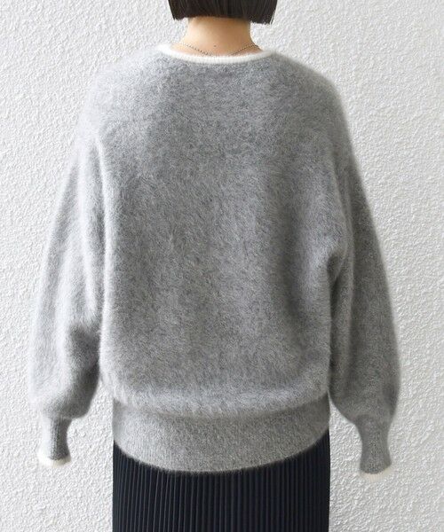 SHIPS / シップス ニット・セーター | 杢 フォックス カシミヤ クルーネック ニット プルオーバー | 詳細21