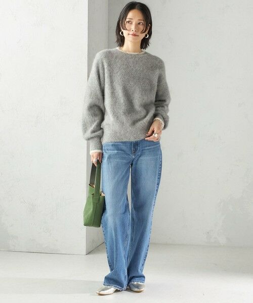 SHIPS / シップス ニット・セーター | 杢 フォックス カシミヤ クルーネック ニット プルオーバー | 詳細9