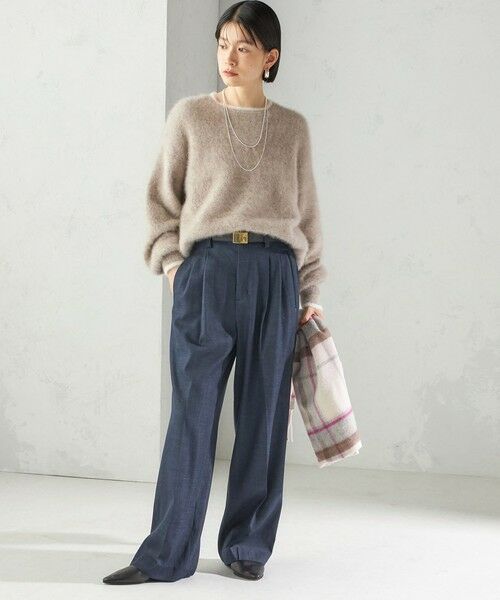 SHIPS / シップス ニット・セーター | 杢 フォックス カシミヤ クルーネック ニット プルオーバー | 詳細25