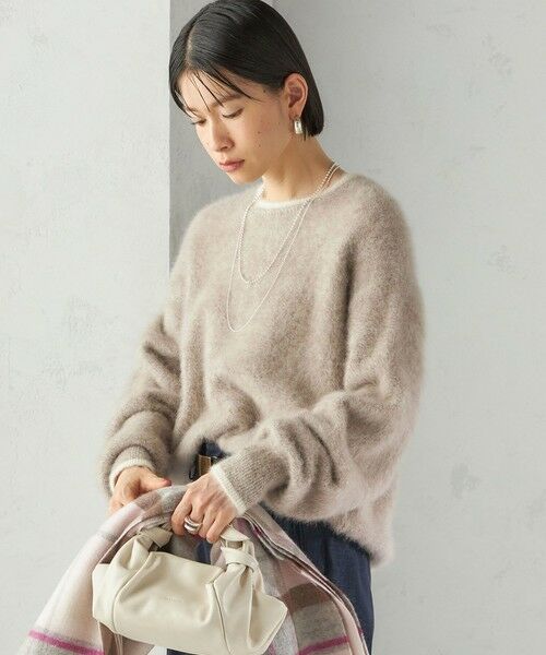 SHIPS / シップス ニット・セーター | 杢 フォックス カシミヤ クルーネック ニット プルオーバー | 詳細27