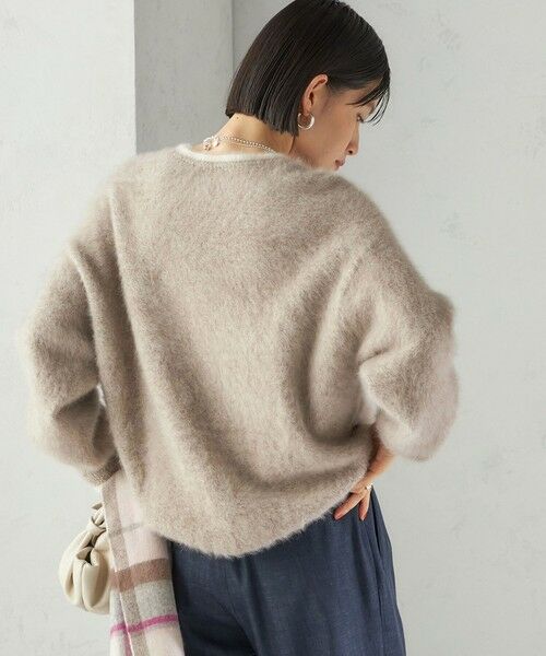 SHIPS / シップス ニット・セーター | 杢 フォックス カシミヤ クルーネック ニット プルオーバー | 詳細28