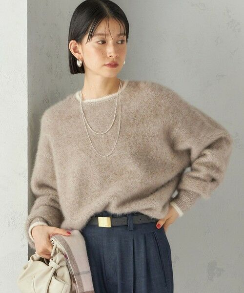 SHIPS / シップス ニット・セーター | 杢 フォックス カシミヤ クルーネック ニット プルオーバー | 詳細29