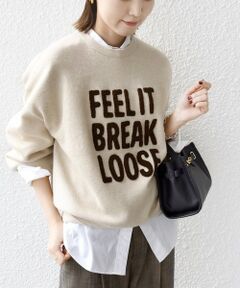 SHIPS / シップス ニット・セーター | 【WEB限定】〈手洗い可能〉サガラ 刺繍 ロゴ ニット プルオーバー