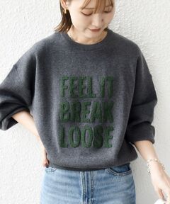 SHIPS / シップス ニット・セーター | 【WEB限定】〈手洗い可能〉サガラ 刺繍 ロゴ ニット プルオーバー