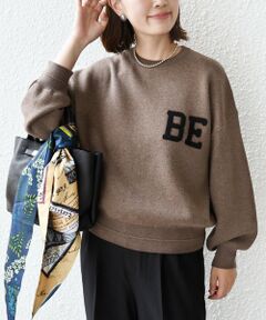 SHIPS / シップス ニット・セーター | 【WEB限定】〈手洗い可能〉サガラ 刺繍 ロゴ ニット プルオーバー