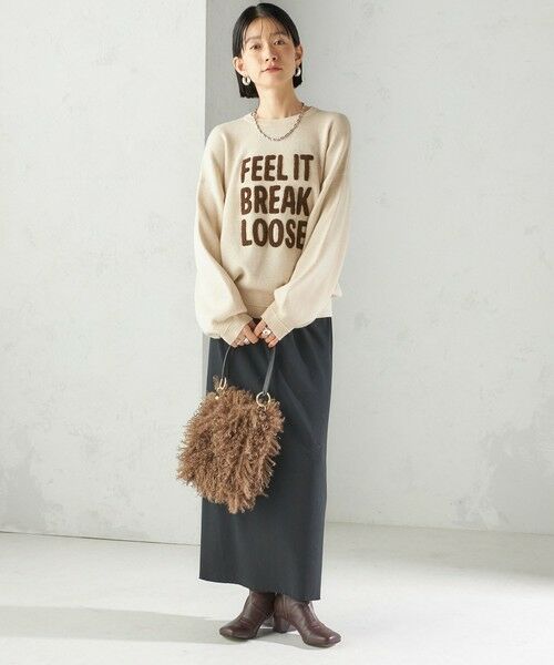 SHIPS / シップス ニット・セーター | 《一部追加予約》【WEB限定】〈手洗い可能〉サガラ 刺繍 ロゴ ニット プルオーバー | 詳細10