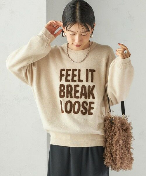 SHIPS / シップス ニット・セーター | 《一部追加予約》【WEB限定】〈手洗い可能〉サガラ 刺繍 ロゴ ニット プルオーバー | 詳細13