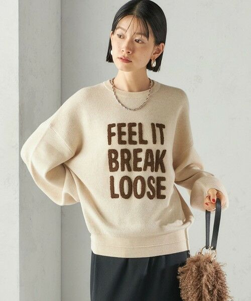 SHIPS / シップス ニット・セーター | 《一部追加予約》【WEB限定】〈手洗い可能〉サガラ 刺繍 ロゴ ニット プルオーバー | 詳細15