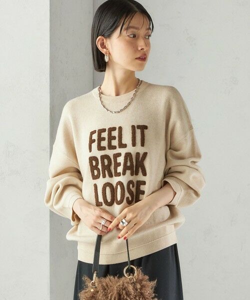 SHIPS / シップス ニット・セーター | 《一部追加予約》【WEB限定】〈手洗い可能〉サガラ 刺繍 ロゴ ニット プルオーバー | 詳細16