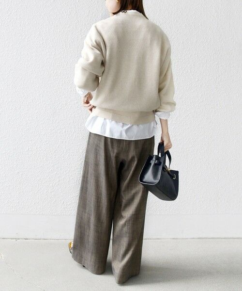 SHIPS / シップス ニット・セーター | 《一部追加予約》【WEB限定】〈手洗い可能〉サガラ 刺繍 ロゴ ニット プルオーバー | 詳細3