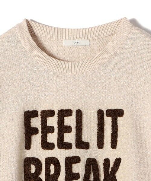 SHIPS / シップス ニット・セーター | 《一部追加予約》【WEB限定】〈手洗い可能〉サガラ 刺繍 ロゴ ニット プルオーバー | 詳細18