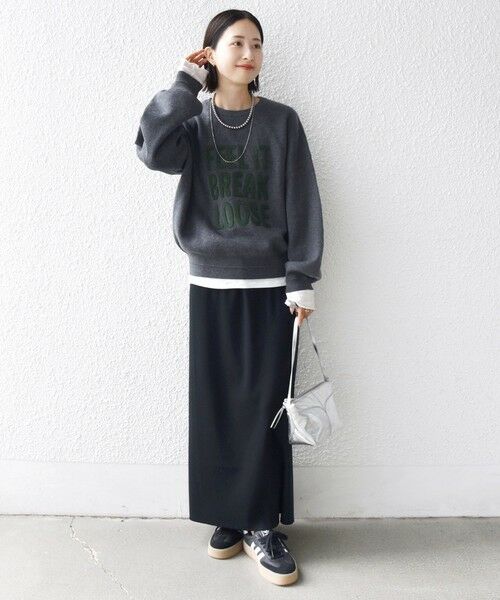 SHIPS / シップス ニット・セーター | 《一部追加予約》【WEB限定】〈手洗い可能〉サガラ 刺繍 ロゴ ニット プルオーバー | 詳細22