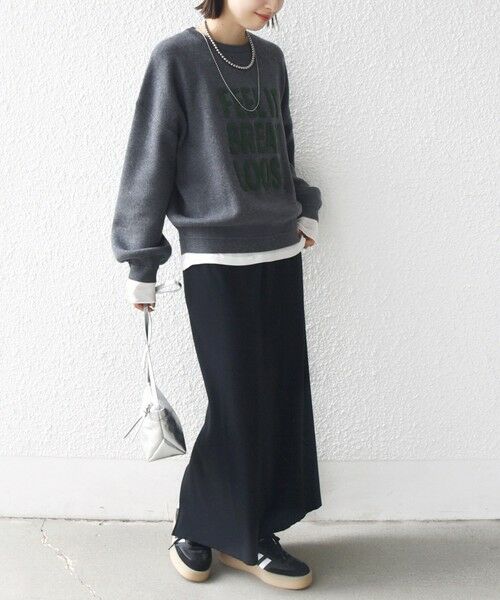 SHIPS / シップス ニット・セーター | 《一部追加予約》【WEB限定】〈手洗い可能〉サガラ 刺繍 ロゴ ニット プルオーバー | 詳細25