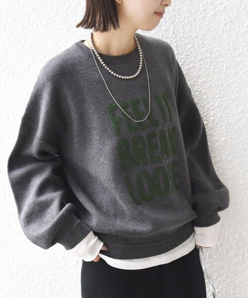 SHIPS / シップス ニット・セーター | 《一部追加予約》【WEB限定】〈手洗い可能〉サガラ 刺繍 ロゴ ニット プルオーバー | 詳細29