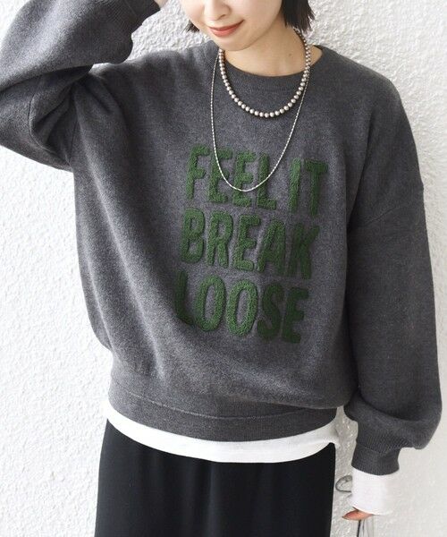 SHIPS / シップス ニット・セーター | 《一部追加予約》【WEB限定】〈手洗い可能〉サガラ 刺繍 ロゴ ニット プルオーバー | 詳細30