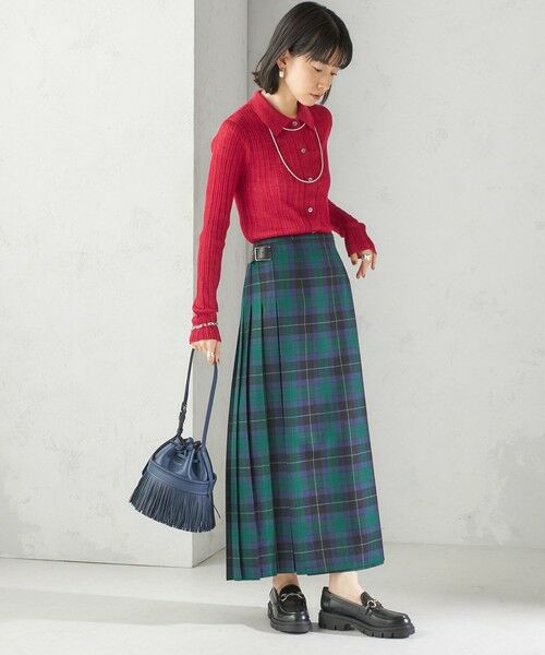 SHIPS / シップス カーディガン・ボレロ | 〈手洗い可能〉ランダム リブ ポロ ニット カーディガン | 詳細24