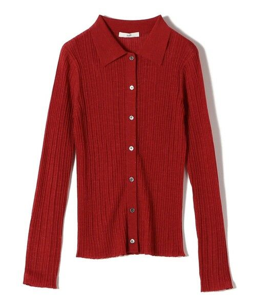 SHIPS / シップス カーディガン・ボレロ | 〈手洗い可能〉ランダム リブ ポロ ニット カーディガン | 詳細28