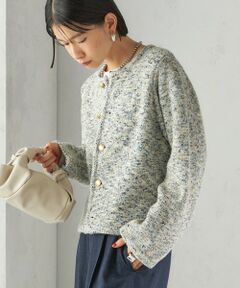 SHIPS / シップス カーディガン・ボレロ | 〈手洗い可能〉ミックス ヤーン ニット ジャケット